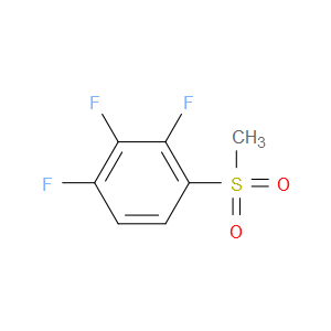 AOBChem 1,2,3-Trifluoro-4-(methylsulfonyl)benzene - Chemical Structure