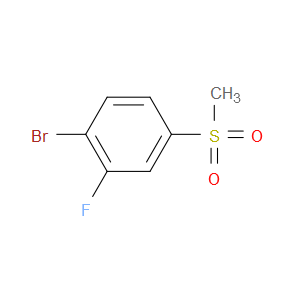 AOBChem 1-Bromo-2-fluoro-4-(methylsulfonyl)benzene - Chemical Structure