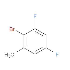 AOBChem 2-Bromo-1,5-difluoro-3-methylbenzene - Chemical Structure