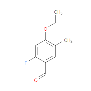 AOBChem 4-Ethoxy-2-fluoro-5-methylbenzaldehyde - Chemical Structure