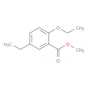 AOBChem Methyl 2-ethoxy-5-ethylbenzoate - Chemical Structure