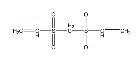 DSL Chemicals Bis(vinylsulfonyl)methane - Structural Formula