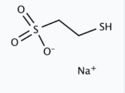 Molekula 2-Mercaptoethanesulfonic acid sodium salt (Mesna) (17418243) - Molecular Structure
