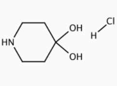 Molekula 4-Piperidone hydrochloride monohydrate (30038576) - Molecular Structure