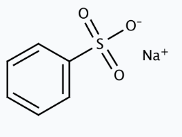 Molekula Benzenesulfonic acid sodium salt (87557861) - Molecular Structure