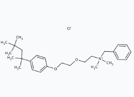 Molekula Benzethonium chloride (20130413) - Molecular Structure