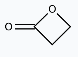 Molekula beta-Propiolactone (68711089) - Molecular Structure
