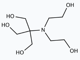 Molekula BIS-TRIS (Bis(2-hydroxyethyl)amino-tris(hydroxymethyl)methane) (20228121) - Molecular Structure