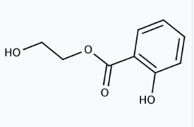 Molekula Ethylene glycol monosalicylate (27478731) - Molecular Structure