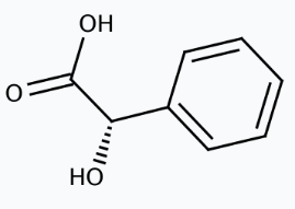 Molekula L-(+)-Mandelic acid (41911890) - Molecular Structure