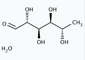 Molekula L-Rhamnose monohydrate (28953701) - Molecular Structure