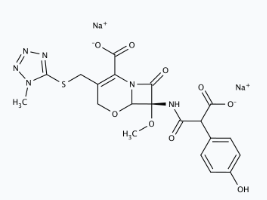 Molekula Moxalactam sodium salt (13227333) - Molecular Structure