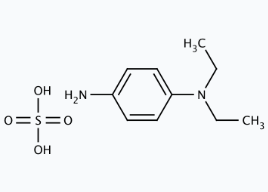 Molekula N,N-Diethyl-p-phenylenediamine sulfate (53202606) - Molecular Structure