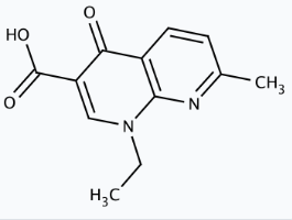 Molekula Nalidixic acid (37471160) - Molecular Structure