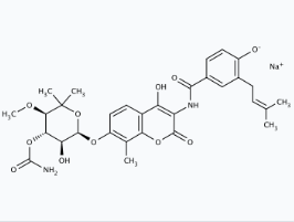 Molekula Novobiocin sodium salt (51758785) - Molecular Structure