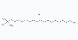 Molekula Octadecyltrimethylammonium chloride (61986888) - Molecular Structure