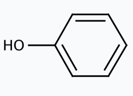 Molekula Phenol 90% aqueous solution, USP grade (90005252) - Molecular Structure