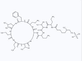 Molekula Polymyxin B sulfate (59662126) - Molecular Structure