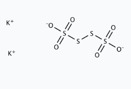 Molekula Potassium tetrathionate (10537443) - Molecular Structure