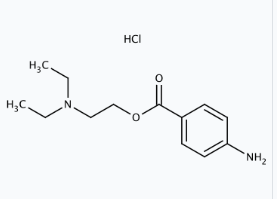 Molekula Procaine hydrochloride (28862906) - Molecular Structure