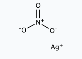 Molekula Silver nitrate, 99.8% (55143414) - Molecular Structure