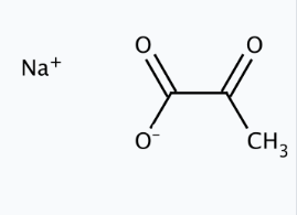 Molekula Sodium pyruvate (19010543) - Molecular Structure