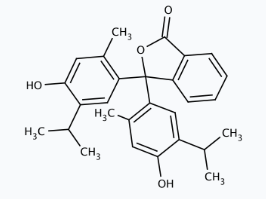 Molekula Thymolphthalein (40922033) - Molecular Structure