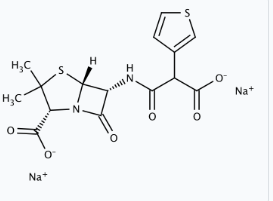 Molekula Ticarcillin disodium salt (24169145) - Molecular Structure