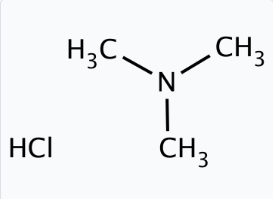 Molekula Trimethylamine hydrochloride 65-75% aqueous solution (90028478) - Molecular Structure