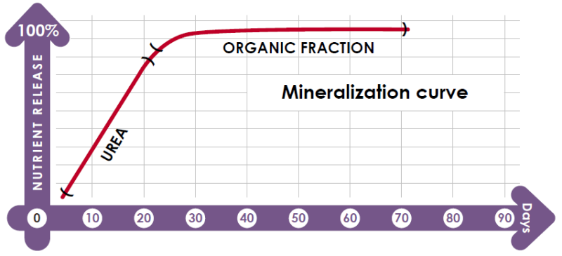 AZOMAT® SUPER N20 - Mineralization Curve