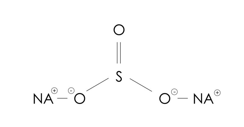 Esseco USA SODIUM SULFITE TECHNICAL GRADE - Chemical Structure
