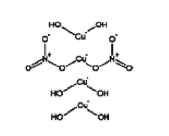 Fine Chemicals Copper Trihydroxy Nitrate (BCN) - Chemical Structure