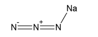 Fine Chemicals Sodium Azide - Chemical Structure