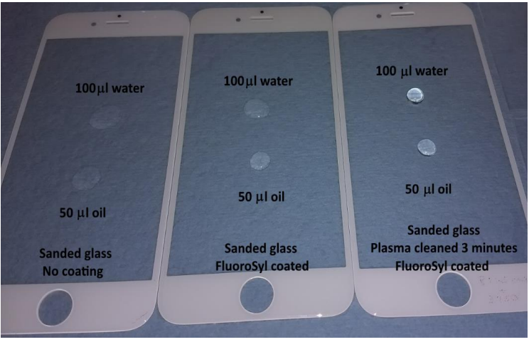 FluoroSyl 3750Y - Hardened Glass Surface Preparation