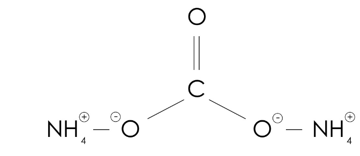 Esseco USA Ammonium Carbonate Lump - Structure
