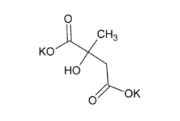 Chemodex (±)-Potassium Citramalate Monohydrate - Chemical Structure