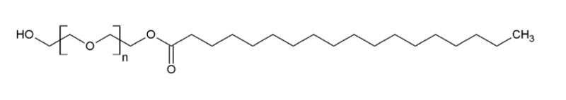 Mosselman Stearic Acid 40 EO (9004-99-3) - Chemical Structure