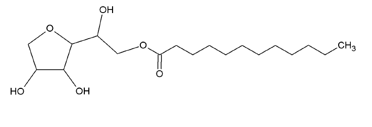 Mosselman Sorbitan Monolaurate EP 10 (1338-39-2) - Chemical Structure