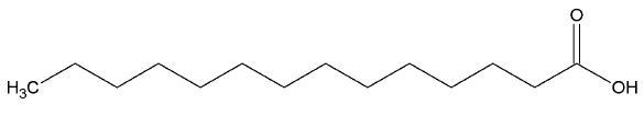 Mosselman Myristic Acid - Feed Grade (544-63-8) - Chemical Structure