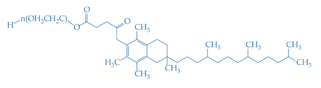 BioPlus Life Sciences Pvt Ltd. Vitamin ETPGS (NF Grade) - Molecular Structure