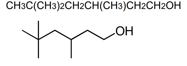 KH Neochem Americas 3,5,5-Trimethyl Hexanol (Nonanol) - Chemical Structure
