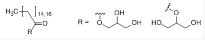 TRIGON CHEMIE Glycerol monostearate (GMS) 90% Pellets - Chemical Structure