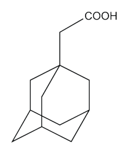 Provisco CS 1-Adamantaneacetic acid - Structure