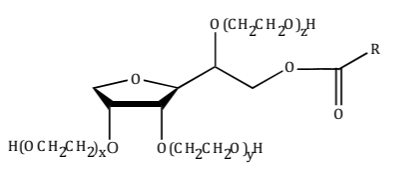 ECO Tween™ 21 - Chemical Structure - Polyethoxylated Monoester
