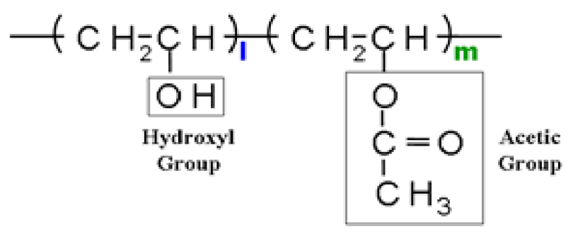 Dragonpovol Polyvinyl Alcohol (17-88 Grade) - Structural Formula