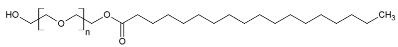 Mosselman PEG 1500 Monostearate (9004-99-3) - Chemical Structure