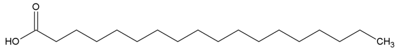 Mosselman Stearic Acid 1855 Beads USP (67701-03-5) - Chemical Structure