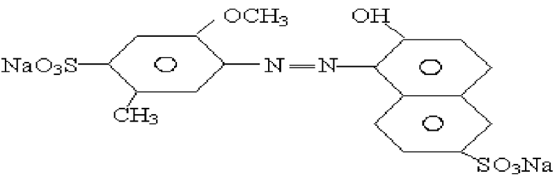 Neelicol Allura Red - Chemical Structure