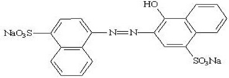 Neelicol Carmoisine - Chemical Structure
