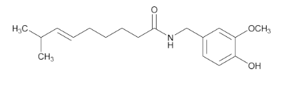 Capsaicin - Chemical Structure